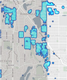 map showing restrictive covenants