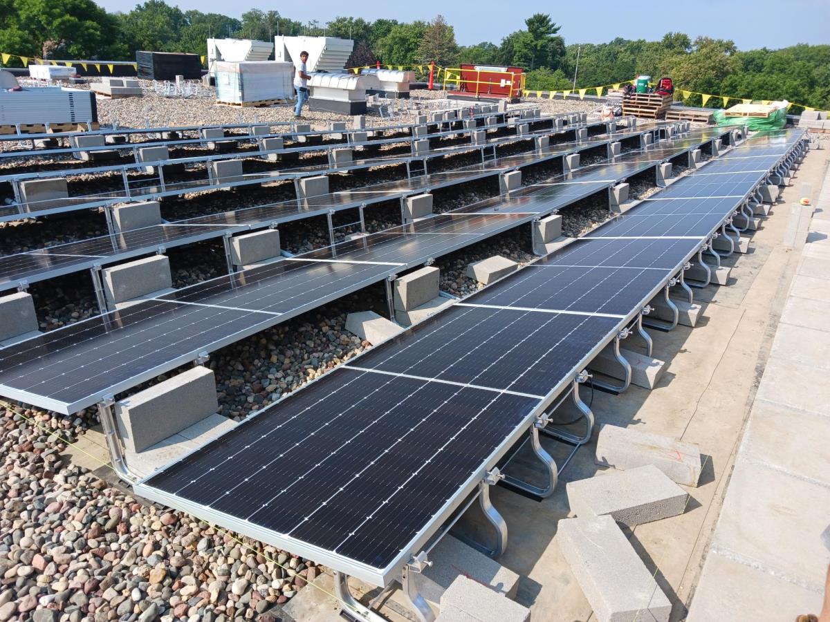 Solar Panels at the Robbinsdale Water Treatment Plant