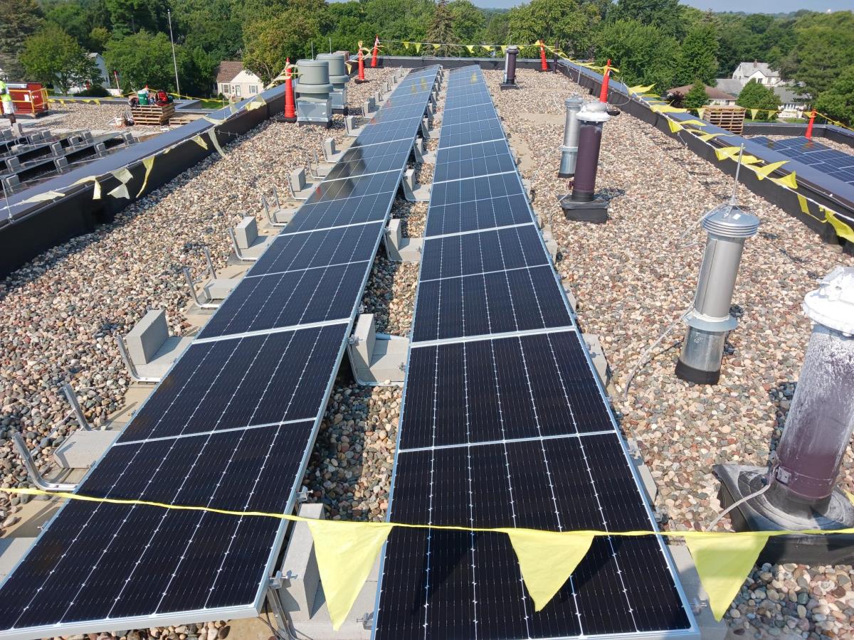 Solar Panels at the Robbinsdale Water Treatment Plant